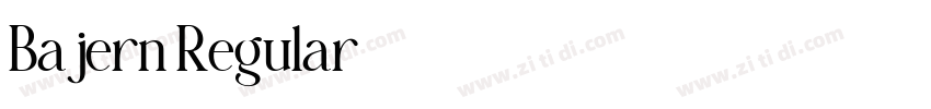 Bajern Regular字体转换 Bajern Regular字体转换